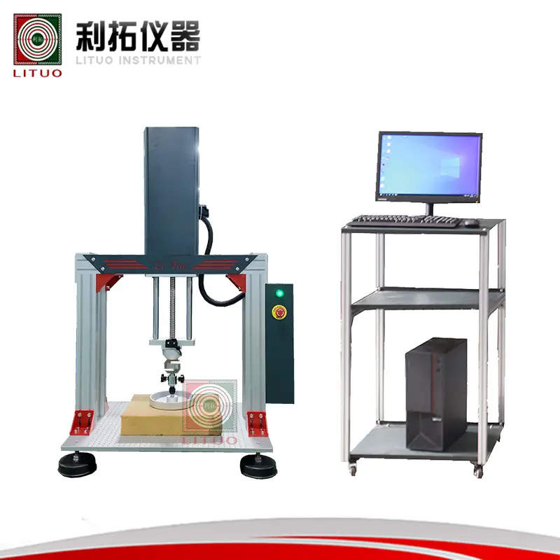 海綿壓陷硬度試驗機原材料檢測設備家具檢測設備廠家利拓儀器海綿測試儀器海綿硬度檢測設備海綿壓陷硬度測試儀器